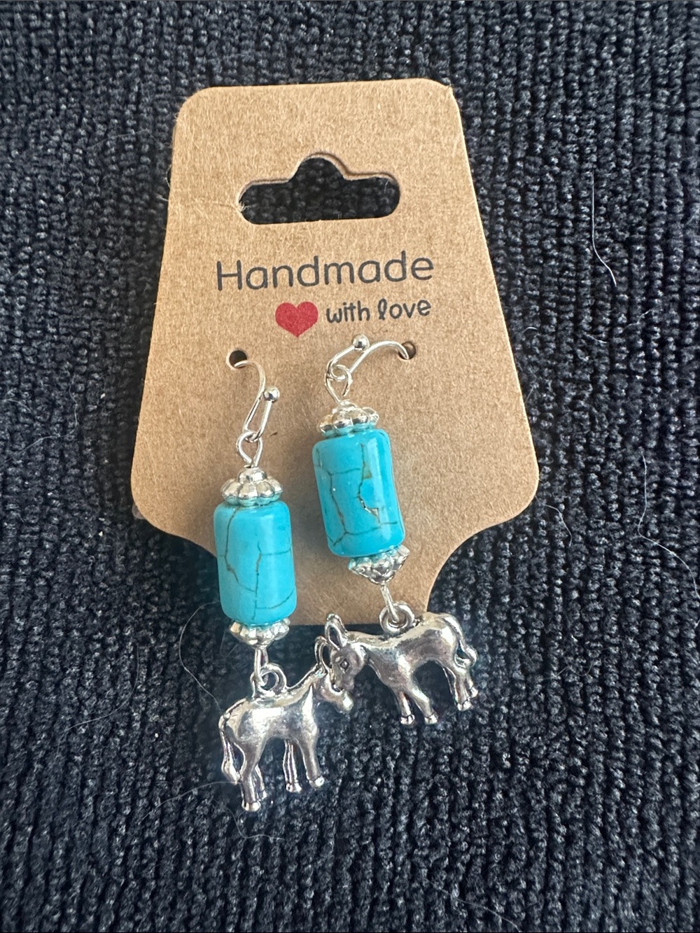 donkey earrings